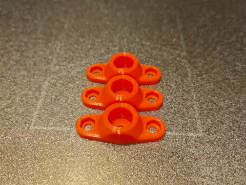 PC4-M10 M3 hex nut cut both sides