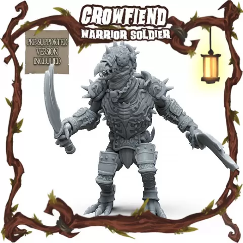 Crowfiend Warrior Soldier by RocketPigGames
