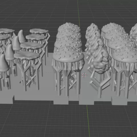 forest mushroom double set