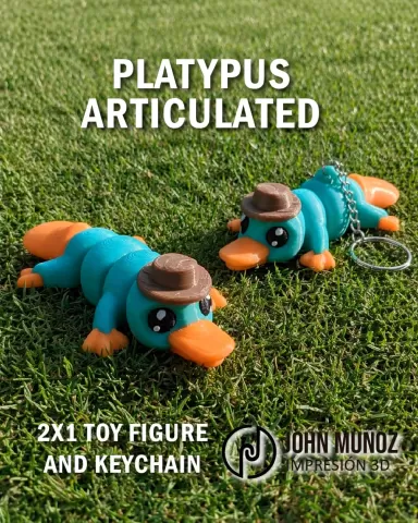 Platypus - Articulated Version & Keychain
