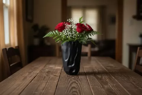 Modern Wavy Surface Vase