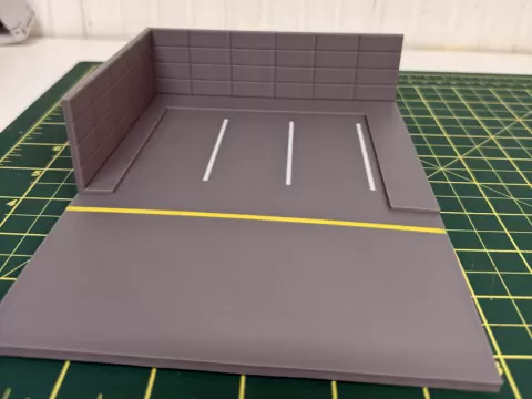 Estacionamento com rua 1/64