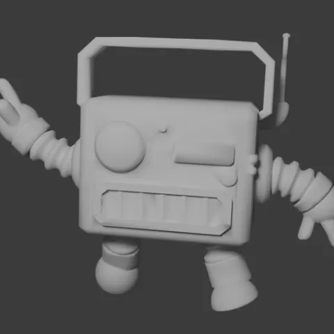 Silly Robot Character