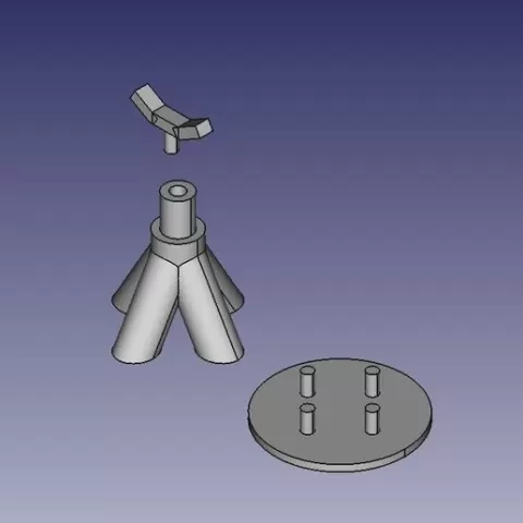 Model Car jack stand - Type 1