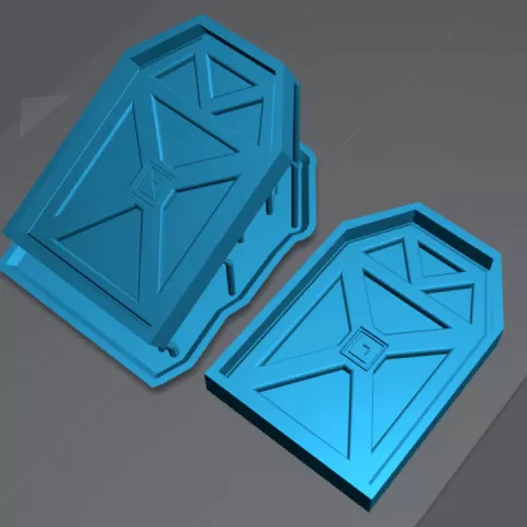 Simple Sci-fi door by Thomas