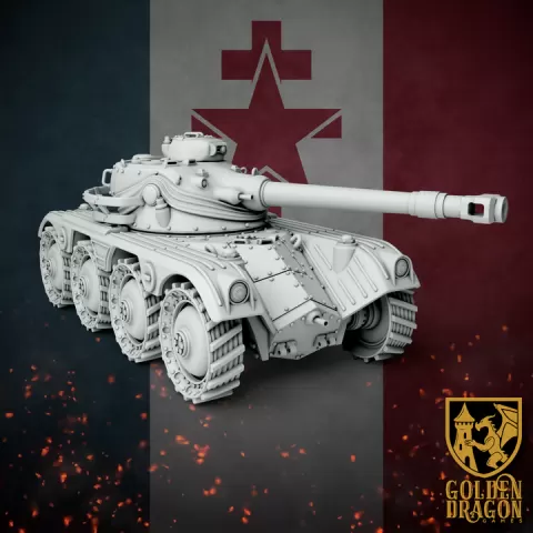 New French Republic - AM40 Lafayette Armored Car by Golden Dragon Games