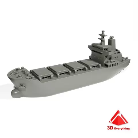 Cargo ship by 3D Everything