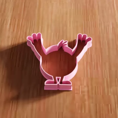 3D Cute Cookie Cutter STL File - 132