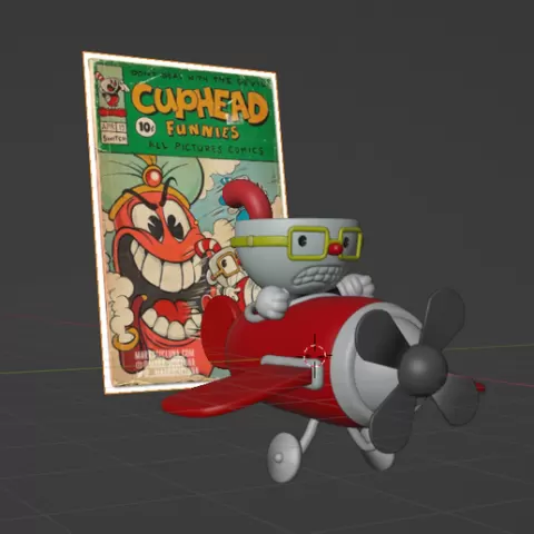 Cup Head Avion