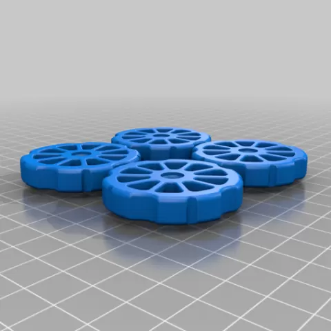 Smaller bed tramming wheel