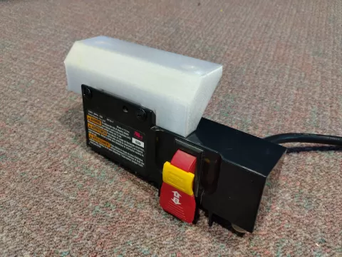 Bosch router table power switch mounting bracket