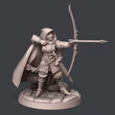 Human Archer by Stonehaven Miniatures