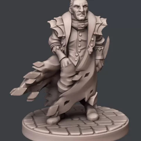 Human Necromancer by Stonehaven Miniatures