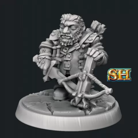 Dwarf Ranger by Stonehaven Miniatures