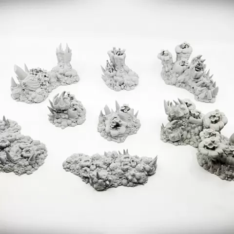 Plague Clusters Bundle by Terrainify