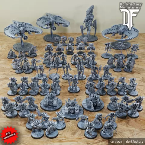 Gorebots - Full Army by Dorkfactory Miniatures