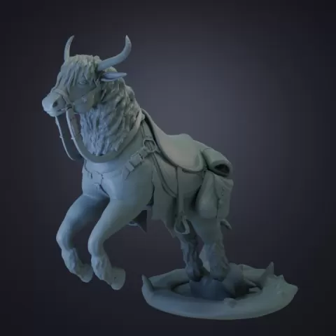 Torrent – Elden Ring Statue and Miniature by 3Demon