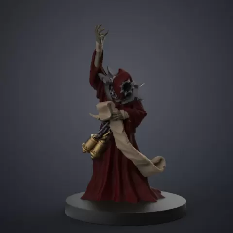 Necromancer Apprentice DnD Figure – Darkest Dungeon by 3Demon