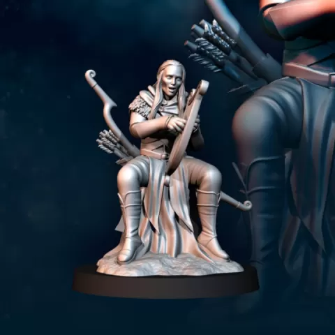 Wood Elf Musician | Wood Elves | Fantasy by Davale Games ©