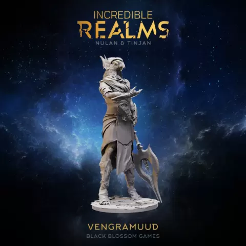 IR01H002 Hero Vengramuud :: Incredible Realms Nulan & Tinjan by Black Blossom Games