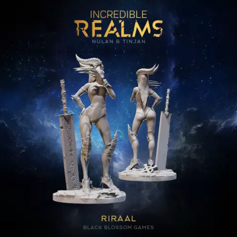 IR01H001 Hero Riraal :: Incredible Realms Nulan & Tinjan by Black Blossom Games