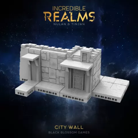 IR01S046 Outer Fortress City Wall :: Incredible Realms Nulan & Tinjan by Black Blossom Games