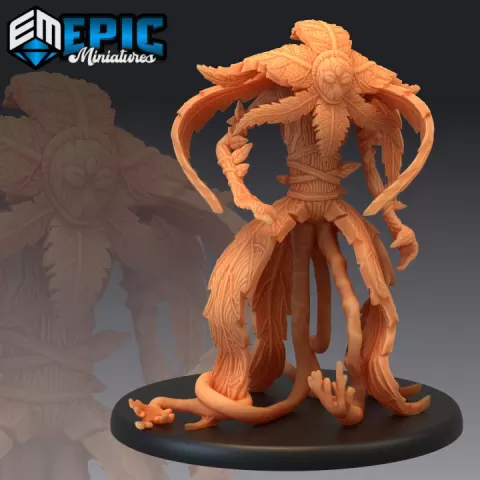 Plant Golem / Ancient Jungle Guard / Giant Forest Defender / Woodland Encounter by Epic-Miniatures