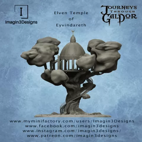 Elven Tree Temple by Imagin3Designs