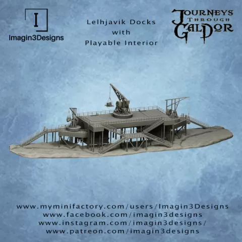 Lelhjavik Docks by Imagin3Designs