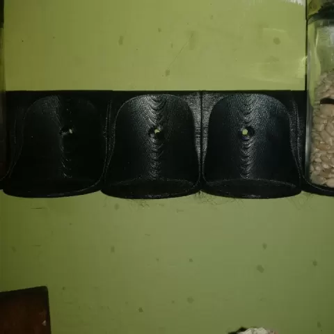 Sectional shelf for spice jars by Serg