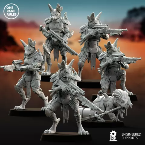 Trackers - Jackals by One Page Rules