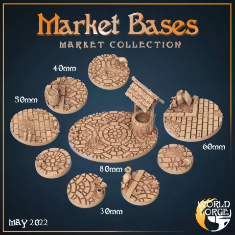 Market Bases x9 by Embernell Studio