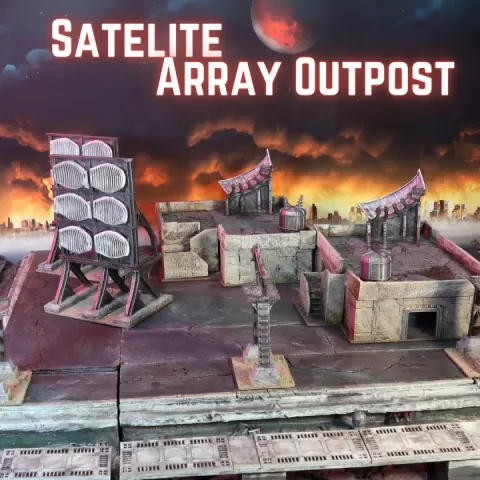 Satelite Array outpost by owen harrison