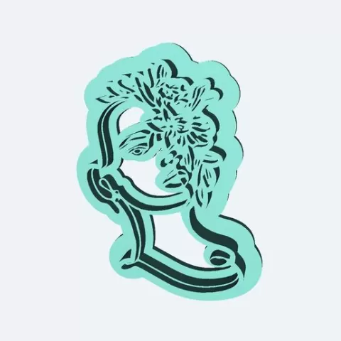 Face cookie cutters (10)