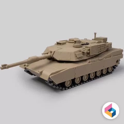 M1A2 Abrams tank - foldable