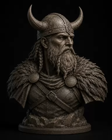Busto de Vikingo Legendario