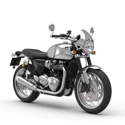 Triumph Thruxton RS Chrome Edition, motorcycle, bike, biker, racing, rider, motorsport, speed, custom, cruiser