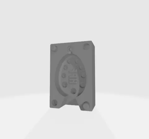 Fishing weight formwork
