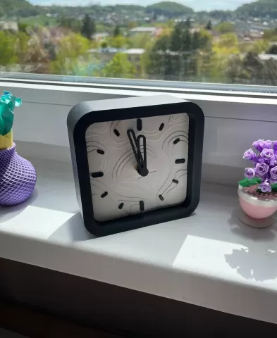 Contour clock