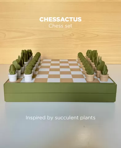 Chessactus, chess set.