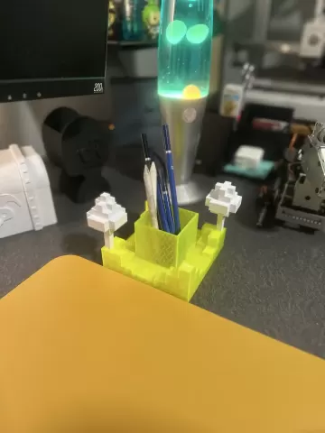 Minecraft Pencil Holder