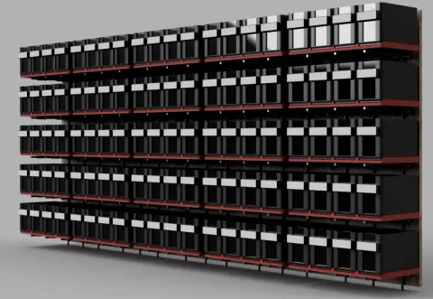 Peg Board Gridfinity Bin System