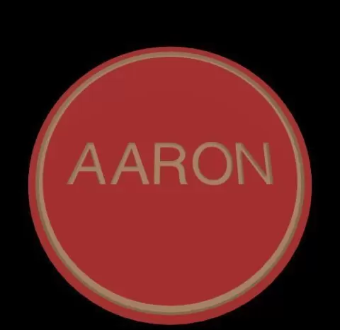 AARON Custom Coaster