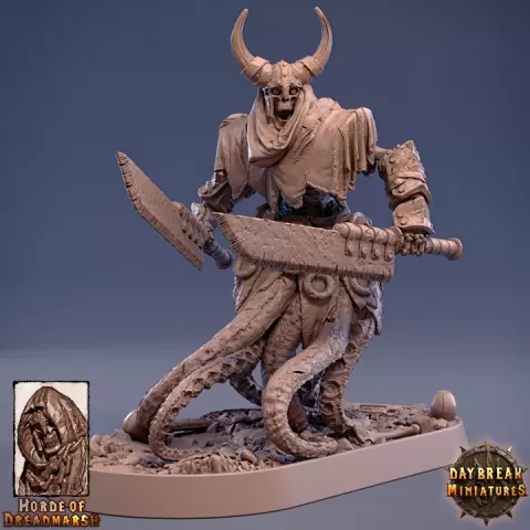 General Gantza Pitch - The Unliving Horde of Dreadmarsh by Daybreak Miniatures