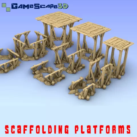 Large Scaffolding Platforms by GameScape3D