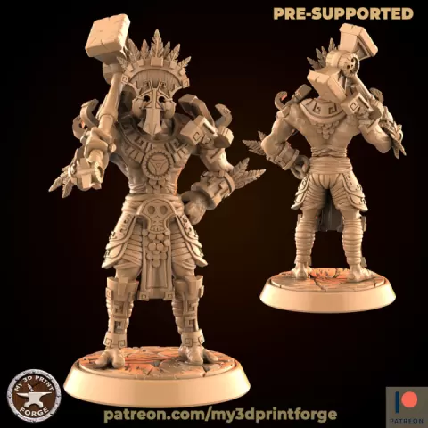 Tribe Troll Paladin by My3DPrintForge