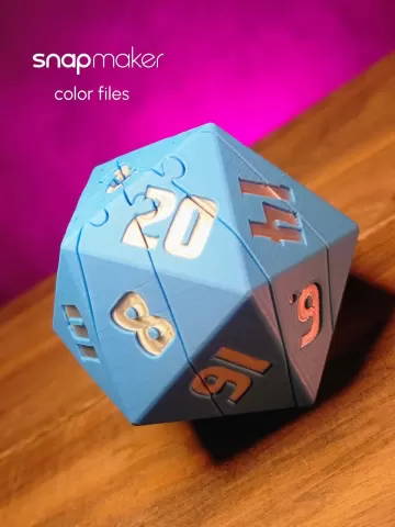 Fidget D20 dice