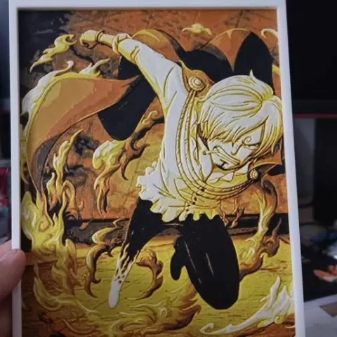 Image sanji 3d 4 colors