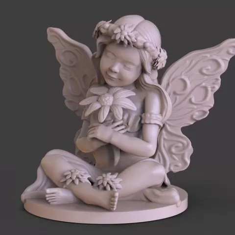 Young Fairy Statue