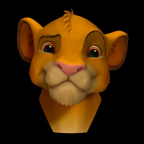 Simba bust fan art